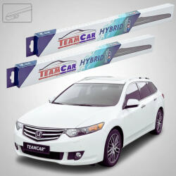 TeamCar Ștergătoare Honda Accord VIII Tourer (2008-2015) Hibrid | Set Față - TeamCar® (TCHONDACC8HBSF600550TW)