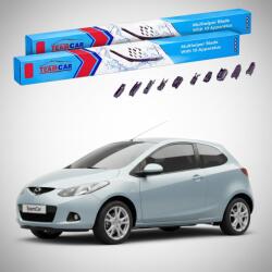 TeamCar Ștergătoare Mazda 2 DE 2008-2010 | Set Față Flat Premium - TeamCar® (TC-MZ2DE08600350FP)