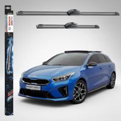 Bosch Ștergătoare Parbriz Kia ProCeed Combi Van (CD) 2018-Prezent | Set Față 650+400mm Aerotwin AR653S | Bosch (AR653SKIAPROCEEDCOMBIVAN18)