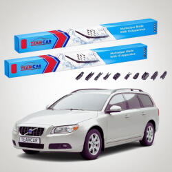 TeamCar Ștergătoare Volvo V70 III 2007-2016 | Set Față Flat - TeamCar® (TC-VOLVOV70IIIPB19650500FU)