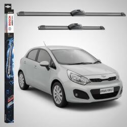 Bosch Ștergătoare Parbriz Kia Rio III Hatchback Van (UB) 2011-2017 | Set Față 650+400mm Aerotwin AR653S | Bosch (AR653SKIARIOHBVAN1117)
