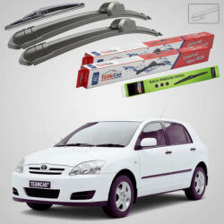 TeamCar Ștergătoare Toyota Corolla E12 Hatchback 2002-2007 | Set Față și Spate Flat - TeamCar® (TC-COR12HB-554835FL)