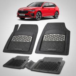TeamCar® Covorase Skoda Scala I Compatibile Hatchback Facelift 2024-Prezent | Silver (derqw6tgf1999)