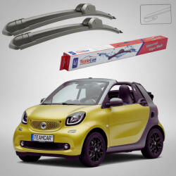 TeamCar Ștergătoare Smart Fortwo Cabrio 453 2015-2021 | Set Față Flat - TeamCar® (ST453C500350F)