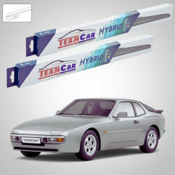 TeamCar Ștergătoare Porsche 944 S2 Turbo S 1987-1991 | Set Față Hibrid - TeamCar® (TC-PORSCHE944S2475475H)