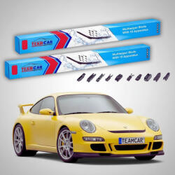 TeamCar Ștergătoare Porsche 911 GT3 997.1 2006-2009 | Set Față Flat - TeamCar® (TC-PORSCHE911GT3997550525FU)