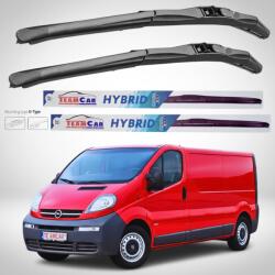 TeamCar Ștergătoare Opel Vivaro VAN (2006-2014) Hibrid | Set față - TeamCar® (OPLVAN0614HIBRIDSF)