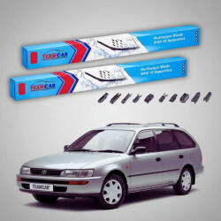 TeamCar Ștergătoare Toyota Corolla E10 Estate 1992-1997 | Set Față Flat Premium - TeamCar® (TC-CORE10EST-5045FLP)