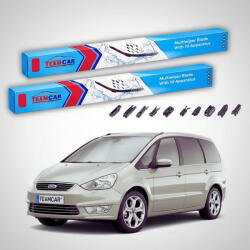 TeamCar Ștergătoare Ford Galaxy Mk2 WA6 2008-2014 | Set Față Flat Premium - TeamCar® (TC-GALAXYWA6750650FP0814)