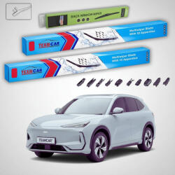 TeamCar Ștergătoare Geely EX5 BEV 2025-2026 | Set Față și Spate Flat - TeamCar® (TC-GEELYEX5BEVTOPLOCK600475300FU)