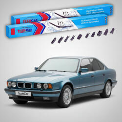 TeamCar Ștergătoare BMW Seria 5 Sedan (E34) 1987-1995 | Set Față Flat Premium - TeamCar® (TC-5E34SD-6060FLP)