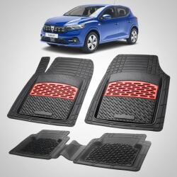 TeamCar Covorașe Auto Dacia Sandero III Hatchback 2020-prezent Compatibile | Red Edition - TeamCar® (DACgSANDEROIIIkHATCHBACK)