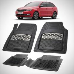 TeamCar® Covorase Skoda Rapid I Compatibile Spaceback Facelift 2017-2019 | Silver (derqw6tgf148)