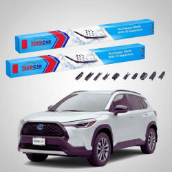 TeamCar Ștergătoare Toyota Corolla Cross SUV 2020-prezent | Set Față Flat Premium - TeamCar® (TC-CORCR-6540FLP)