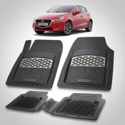 TeamCar® Covorase Mazda 2 III Compatibile 2014-2022 | Silver (SKU-MAZc40003hgjb)