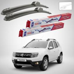 TeamCar Ștergătoare Dacia Duster I HS Faza 2 2013-2016 | Set Față Flat - TeamCar® (TC-DUSTERI-F2-600450FL)