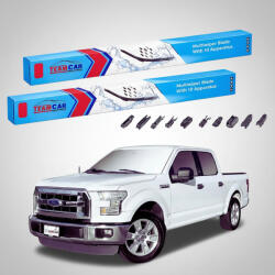 TeamCar Ștergătoare Ford F150 Crew Cab Pick-up Gen XIII+ 2014-prezent | Set Față Flat Premium - TeamCar® (TC-F15KUP550550FP)