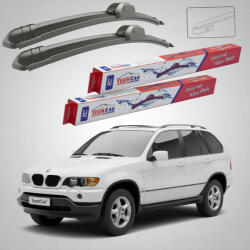 TeamCar Ștergătoare BMW X5 (E53) Non-Facelift 1999-2002 | Set Față Flat - TeamCar® (TC-X5E53NF-6055FL)