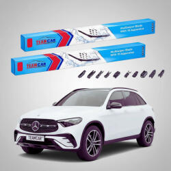 TeamCar Ștergătoare Mercedes-Benz GLC SUV X254 06.2022-prezent | Set Față Flat - TeamCar® (TC-MERCEDESGLCX254550550FU)