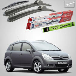 TeamCar Ștergătoare Toyota Avensis Verso M2 MPV 2001-2009 | Set Față și Spate Flat - TeamCar® (TC-AVVM2-654027FL)
