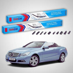 TeamCar Ștergătoare Mercedes-Benz Clasa E Cabriolet A207 2010-2013 | Set Față Flat - TeamCar® (TC-MERCEDESEA207600600FU)
