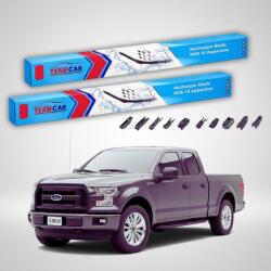 TeamCar Ștergătoare Ford F150 Extended Cab Pick-up Gen XIII+ 2014-prezent | Set Față Flat Premium - TeamCar® (TC-F150EIIIPICKUP550550FP)
