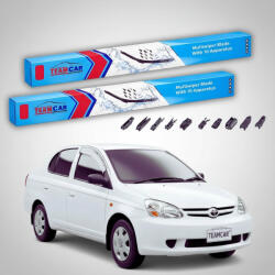 TeamCar Ștergătoare Toyota Echo Sedan 1999-prezent | Set Față Flat Premium - TeamCar® (TC-ECHOSED-5237FLP)