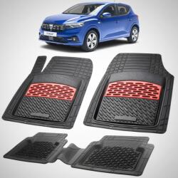 TeamCar® Set Covorașe Dacia Sandero III Hatchback 2020-prezent Compatibile | Red Edition - TeamCar® (DAC-SANHATCHBACKgyyfy)