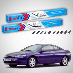 TeamCar Ștergătoare Ford Cougar EC Coupe 1998-2001 | Set Față Flat Premium - TeamCar® (TC-FORD223Q)