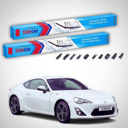 TeamCar Ștergătoare Toyota GT86 Coupé 2012-prezent | Set Față Flat Premium - TeamCar® (TC-GT86ZN6-5550FLP)