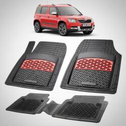 TeamCar® Covorașe Skoda Yeti I 2009-2017 | Red Edition - TeamCar® (SKUb4SKODAd30015jhte)