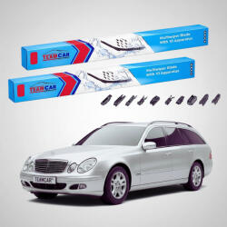 TeamCar Ștergătoare Mercedes-Benz Clasa E T-Model S211 2003-2009 | Set Față Flat - TeamCar® (TC-MERCEDESEWS211650650FU)