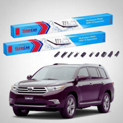 TeamCar Ștergătoare Toyota Highlander Gen II-IV SUV 2007-prezent | Set Față Flat Premium - TeamCar® (TC-HLNDR2-6550FLP)
