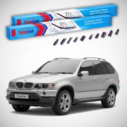 TeamCar Ștergătoare BMW X5 (E53) Facelift 2002-2006 | Set Față Flat Premium - TeamCar® (TC-X5E53FL-6055FLP)