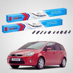 TeamCar Ștergătoare Ford C-Max MPV Facelift 2007-2010 | Set Față Flat Premium - TeamCar® (TC-FORDHGF11)
