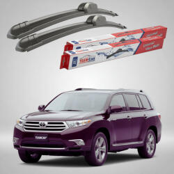 TeamCar Ștergătoare Toyota Highlander Gen II-IV SUV 2007-prezent | Set Față Flat - TeamCar® (TC-HLNDR2-6550FL)
