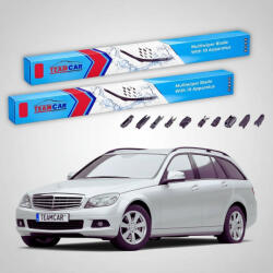 TeamCar Ștergătoare Mercedes-Benz Clasa C S204 T-Model 2008-2013 | Set Față Flat - TeamCar® (TC-MBCLASACS2046006000FU)