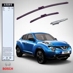 Bosch Ștergătoare Nissan Juke (F15) Facelift 2017-2019 | 3 397 014 519 - BOSCH (BOSCH-A519S-JUKE-F15-FL)