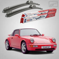 TeamCar Ștergătoare Porsche 911 964 1989-1993 | Set Față Flat - TeamCar® (TC-PORSCHE911964325325F)