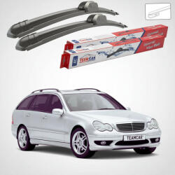TeamCar Ștergătoare Mercedes-Benz Clasa C S203 T-Model 2001-2003 | Set Față Flat - TeamCar® (TC-MBCLASACS2036005300F)