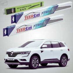 TeamCar Ștergătoare Renault Koleos II SUV 2017-prezent | Set Față și Spate Hibrid - TeamCar® (TC-KOLE2-654030HB)