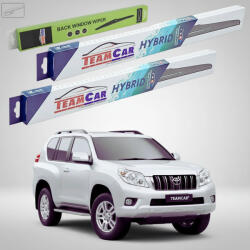 TeamCar Ștergătoare Toyota Land Cruiser Prado J15 Seria 150 2009-prezent | Set Față și Spate Hibrid - TeamCar® (TC-PJ15-6550300HB)
