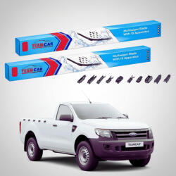 TeamCar Ștergătoare Ford Ranger T6 PX Mk1 2011-2015 | Set Față Flat Premium - TeamCar® (TC-RANGERT6600400FP)