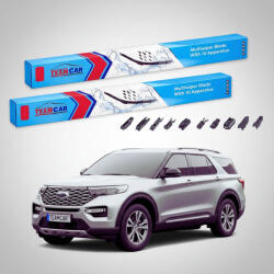 TeamCar Ștergătoare Ford Explorer Gen VI U6 2019-prezent | Set Față Flat Premium - TeamCar® (TC-EXPLORERVIU)