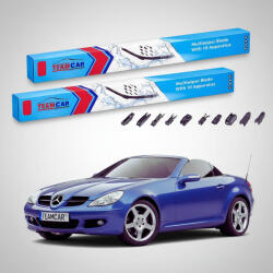 TeamCar Ștergătoare Mercedes-Benz SLK R171 2004-2011 | Set Față Flat - TeamCar® (TC-MERCEDESR171550550BAYFU)