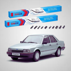 TeamCar Ștergătoare Ford Orion Mk2 Sedan 1985-1990 | Set Față Flat Premium - TeamCar® (TC-ORIONMK2500450FP)