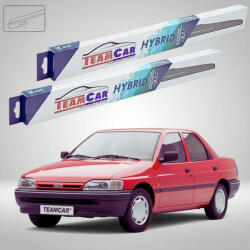 TeamCar Ștergătoare Ford Orion Mk3 Sedan 1990-1993 | Set Față Hibrid - TeamCar® (TC-ORIONMK3500500HB)
