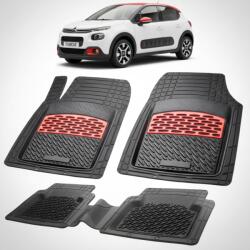 TeamCar Covorase Citroen C3 Generatia III Compatibile 2016-2024 | Red (CVR-CTROENC3III2016hfer)