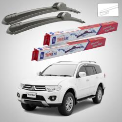 TeamCar Ștergătoare Mitsubishi Pajero Sport II (KH/KG) 2008-2016 | Set Față Flat - TeamCar® (TC-PAJSPT2-550FL)