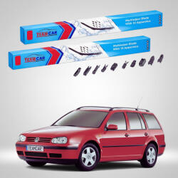 TeamCar Ștergătoare Volkswagen Golf 4 Variant 1999-2002 | Set Față Flat Premium - TeamCar® (TC-VWG4V9902530475FP)